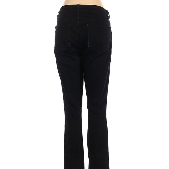 J Brand Jeans Pants Black Boot Leg Cut Mid Rise Waist Size 29 #442 - Picture 3 of 4